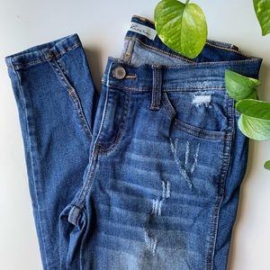 KANCAN FIONA LOW RISE ANKLE SKINNY